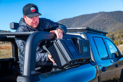 Support de support de benne ARB 4x4 pour Ford Raptor 2023+ Double Cab, système de fixation robuste pour chargement.