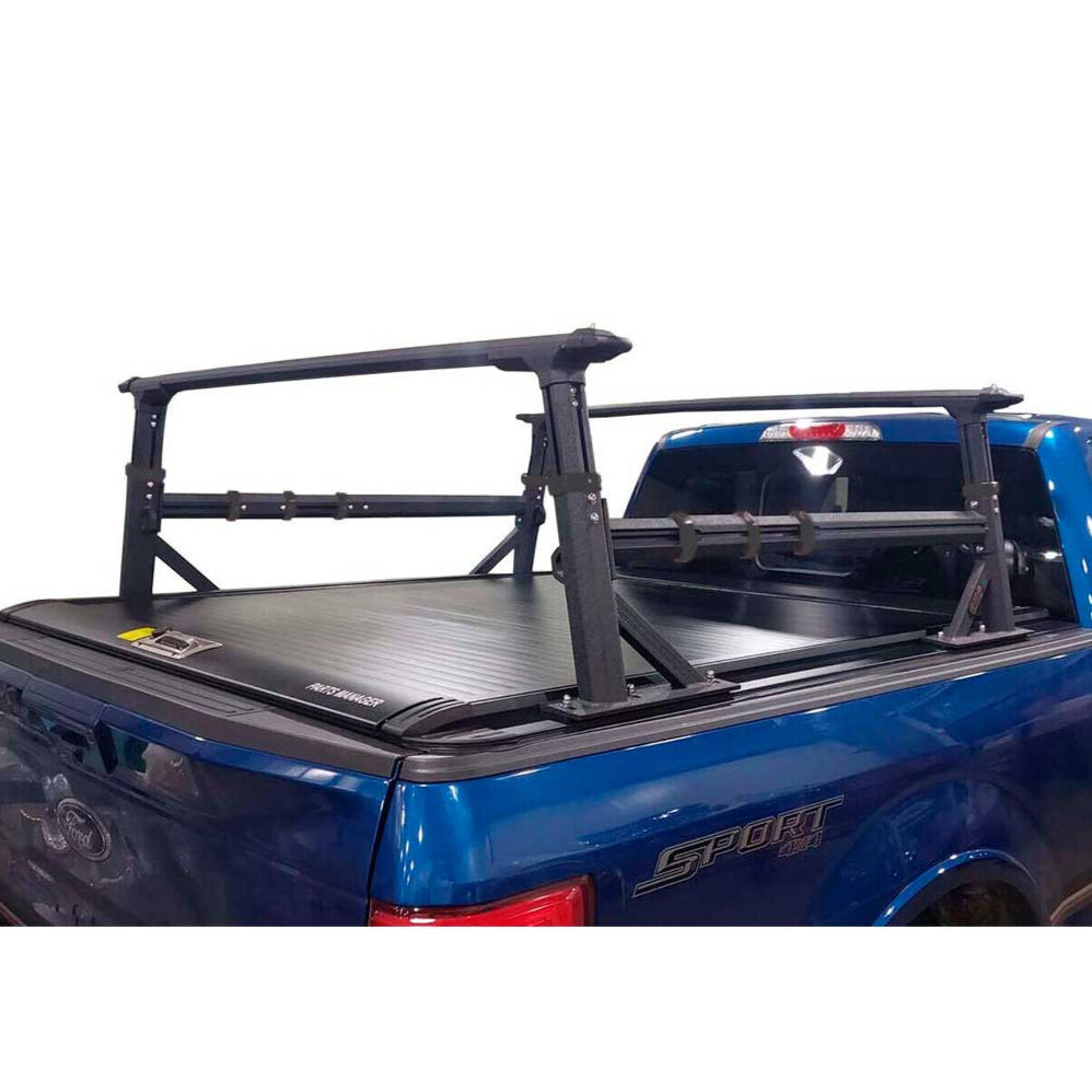 Support de benne universel pour pickup en aluminium BULLFACE, support robuste pour chargement et transport sur véhicule.