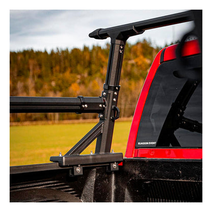 Support de benne universel en aluminium pour pickup BULLFACE, fixation robuste pour transporter des charges en toute sécurité.