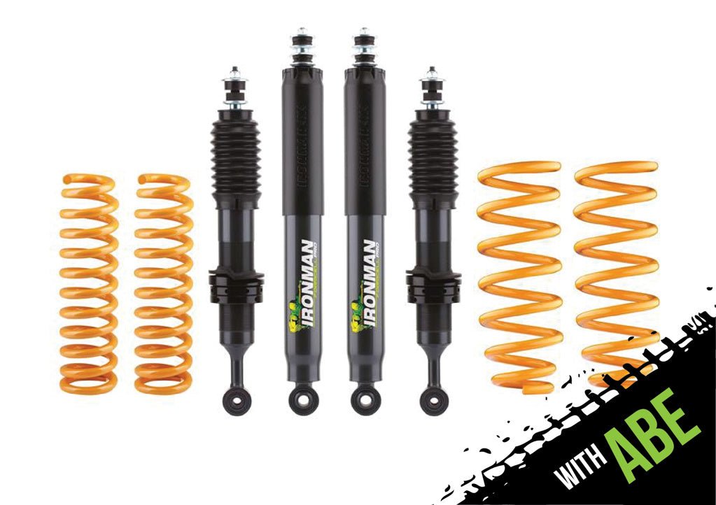 Kit de Suspension | Nissan Navara NP300 (2015+) | Foam Cell Pro - Charge Extra-Constante - avec correction de chasse - avec pré-montage | IRONMAN4X4 - Nissan Navara D23
