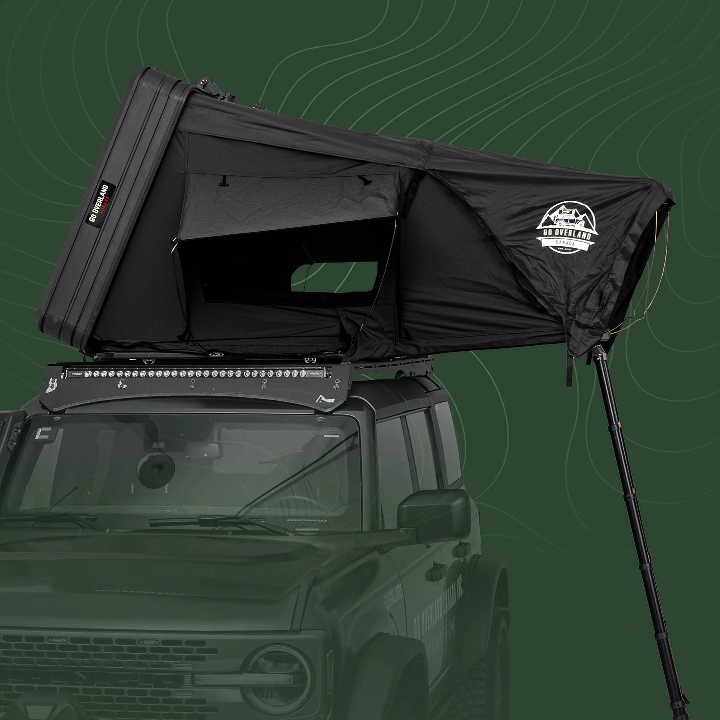 Tente de Toit 4x4 - Expedition XL - Go Overland | 4 Places sur Xperts4x4 Accessoires 4x4 Off-Road