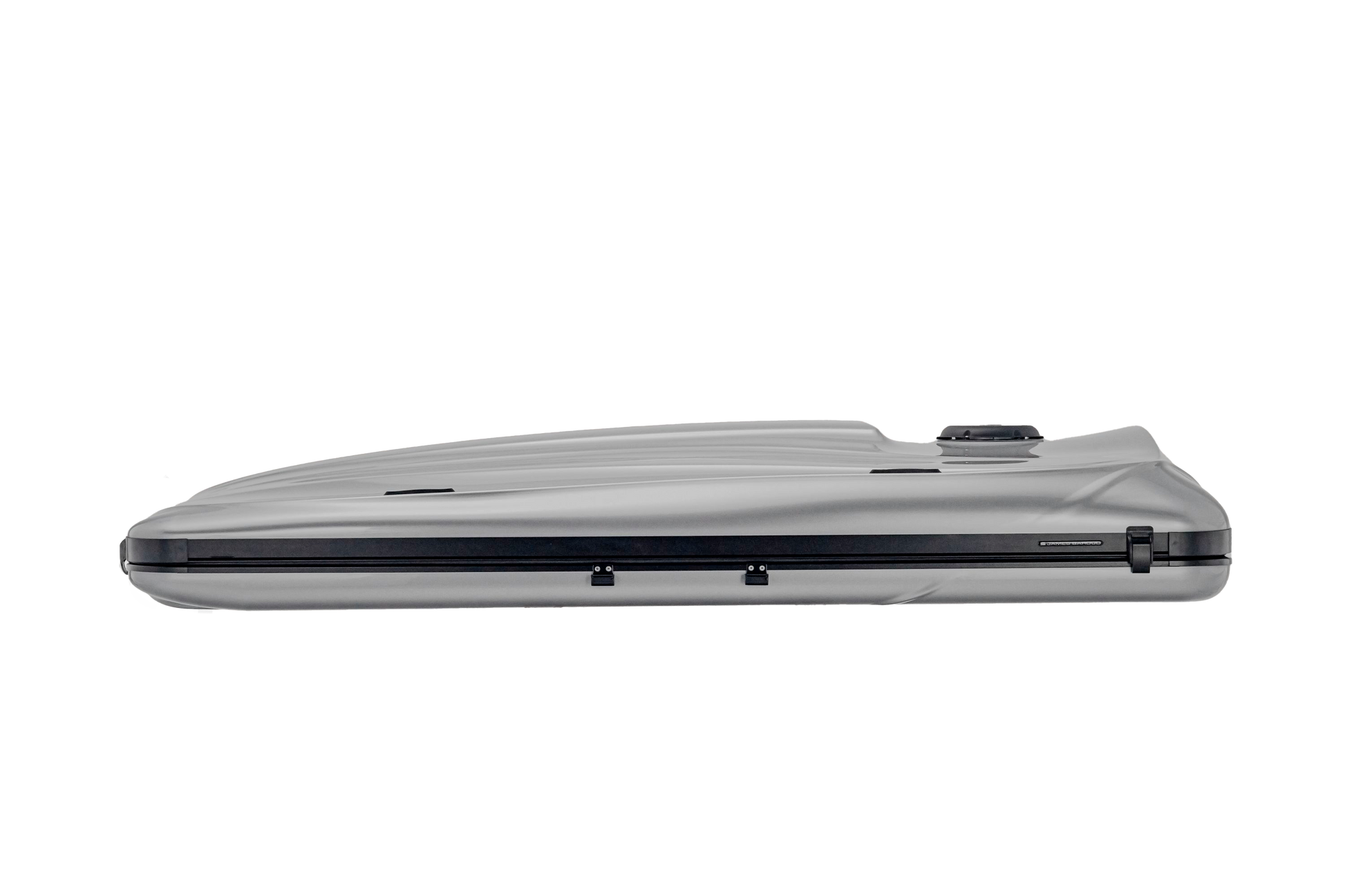 Tente de toit James Baroud Odyssey L, aspect confortable avec ouverture à 360° et haute qualité, installée sur un véhicule.