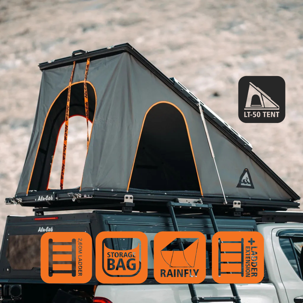 Tente de toit LT-50 Lightweight Alu-Cab | Aluminium sur Xperts4x4 Accessoires 4x4 Off-Road