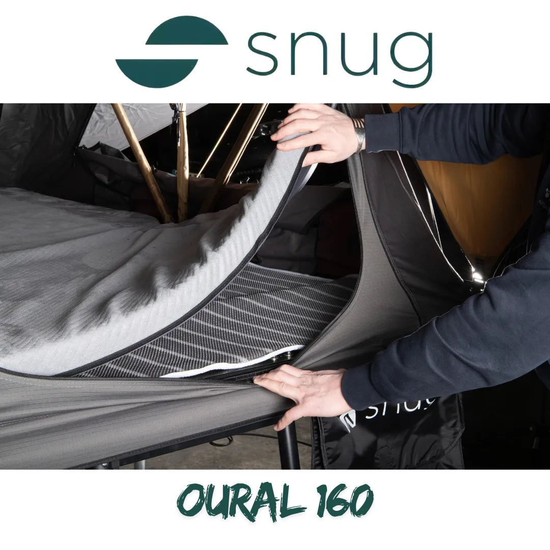 Tente de toit Souple SNUG OURAL 160 (163 x 240 x 126 cm) sur Xperts4x4 Accessoires 4x4 Off-Road