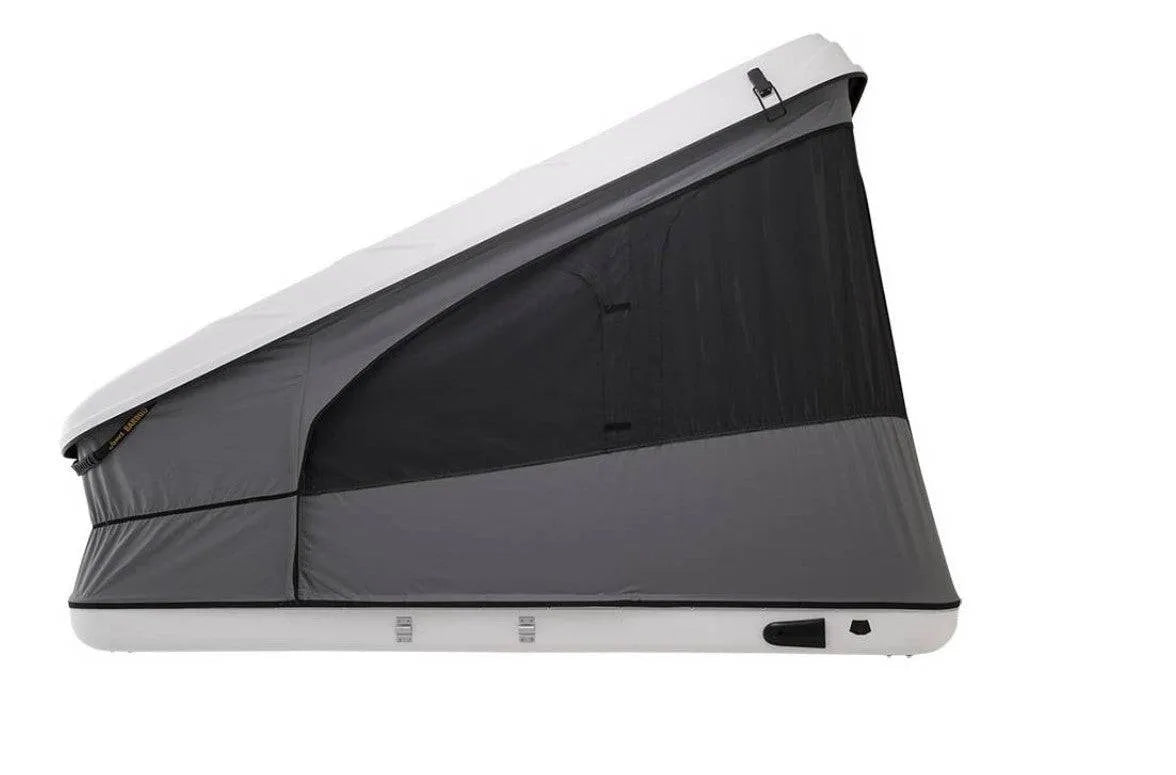 Tente de toit Space EVO S/M/XL - James Baroud - ouverture portefeuille sur Xperts4x4 Accessoires 4x4 Off-Road