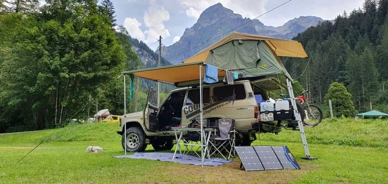 Tente de toit TJM Boulia 2400 x 1200 mm sur Xperts4x4 Accessoires 4x4 Off-Road
