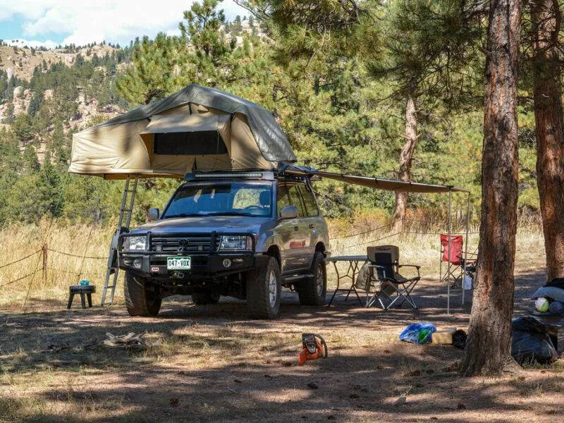 Tente de toit TJM Yulara 2400 x 1200 mm (+Annexe en Option) sur Xperts4x4 Accessoires 4x4 Off-Road