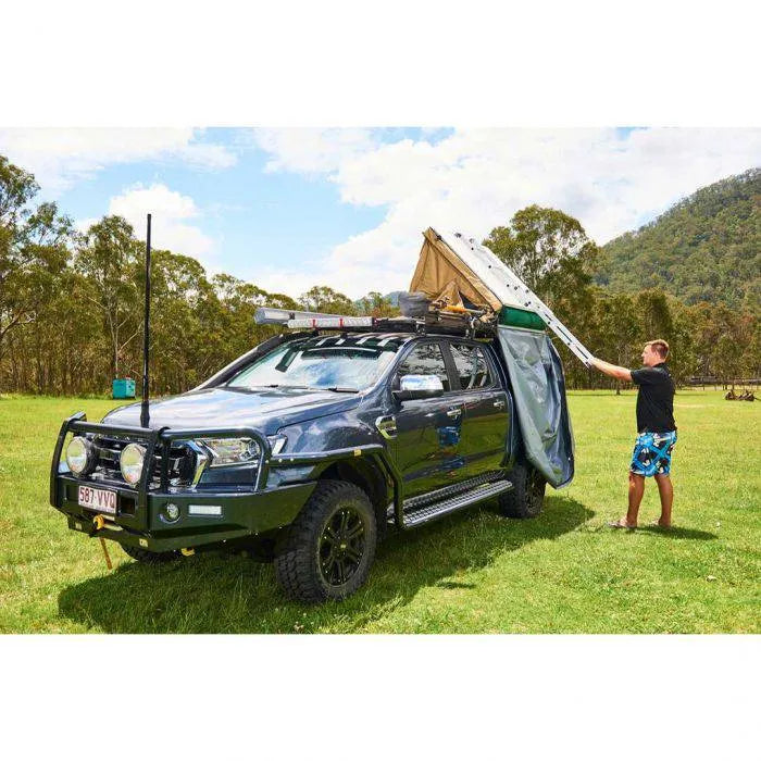 Tente de toit TJM Yulara 2400 x 1200 mm (+Annexe en Option) sur Xperts4x4 Accessoires 4x4 Off-Road