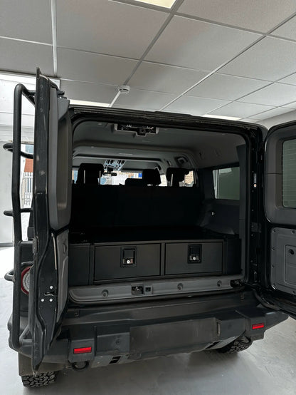 Tiroirs de rangement RUUUD pour aménagement INEOS GRENADIER 2023, kit de tiroirs utilitaires pour véhicule tout-terrain.
