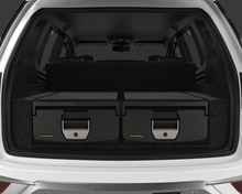 Kit de 2 tiroirs standards IRONMAN 4x4 pour pickup double cab avec plateau fixe, hauteur maximale, idéal pour rangement robuste.