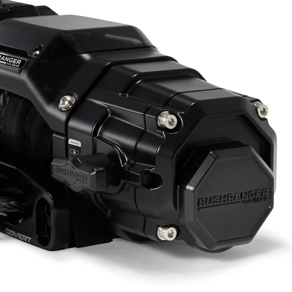 Treuil COVERT 12S Bushranger | 12V | 5443 KG | Synthetique sur Xperts4x4 Accessoires 4x4 Off-Road