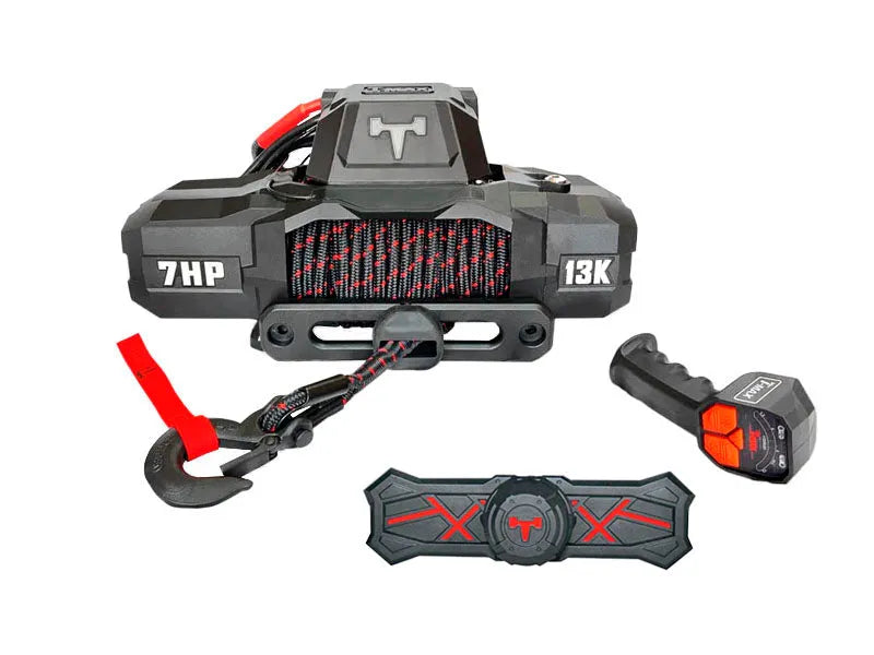 Treuil T-MAX EWI13000S TITAN FORCE VIEW | 5.9T | Câble Synthétique | 12V sur Xperts4x4 Accessoires 4x4 Off-Road