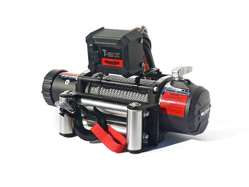 Treuil T-MAX Muscle Fit MW12500 | 5665 Kg | 12V & 24V sur Xperts4x4 Accessoires 4x4 Off-Road