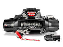 Treuil Warn Zeon XD10-S 4536kg avec corde synthétique 12V, équipement robuste pour véhicules tout-terrain.