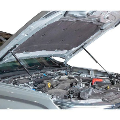 Kit de vérins de capot Volkswagen Amarok 2023, marque Rival 4x4, comprenant deux vérins pour lever le capot.