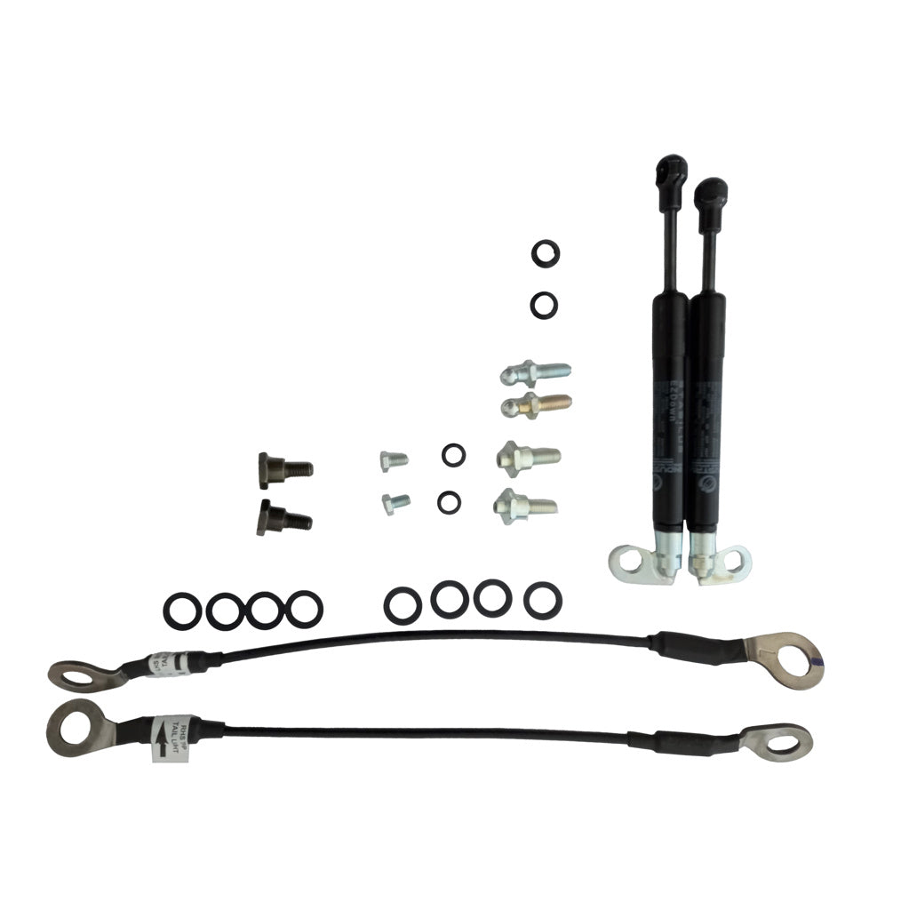 Kit de verins d'assistance EZDOWN pour hayon Toyota Hilux Revo Invincible, facilitant l'ouverture et la fermeture du coffre.
