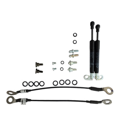 Kit de verins d'assistance EZDOWN pour hayon Toyota Hilux Revo Invincible, facilitant l'ouverture et la fermeture du coffre.
